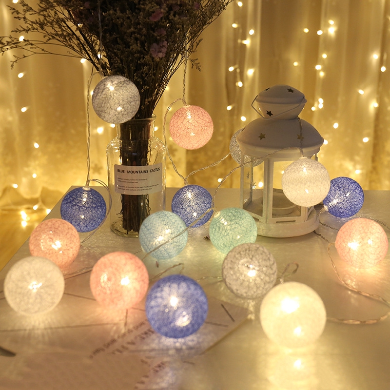 Đèn LED kiểu quả bóng để trang trí tiệc cưới dài 2.5m