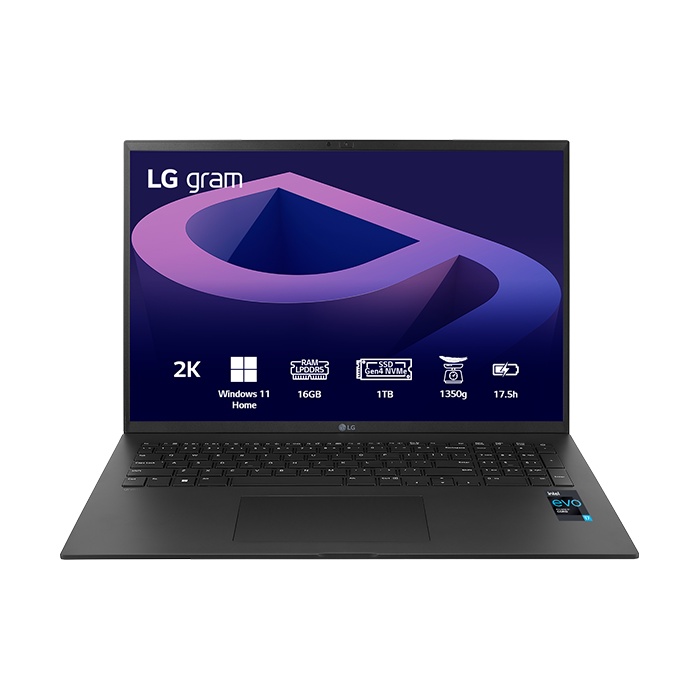 Laptop LG Gram 2022 17Z90Q-G.AH78A5 (i7-1260P | 16GB | 1TB | Intel Iris Xe Graphics | 17' WQXGA 99% DCI-P3 | Win 11)