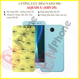Dán cường lực dẻo nano Aquos U (SHV35)