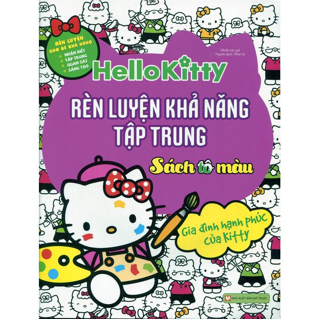 Sách Rèn Luyện Khả Năng Tập Trung - Hello Kitty