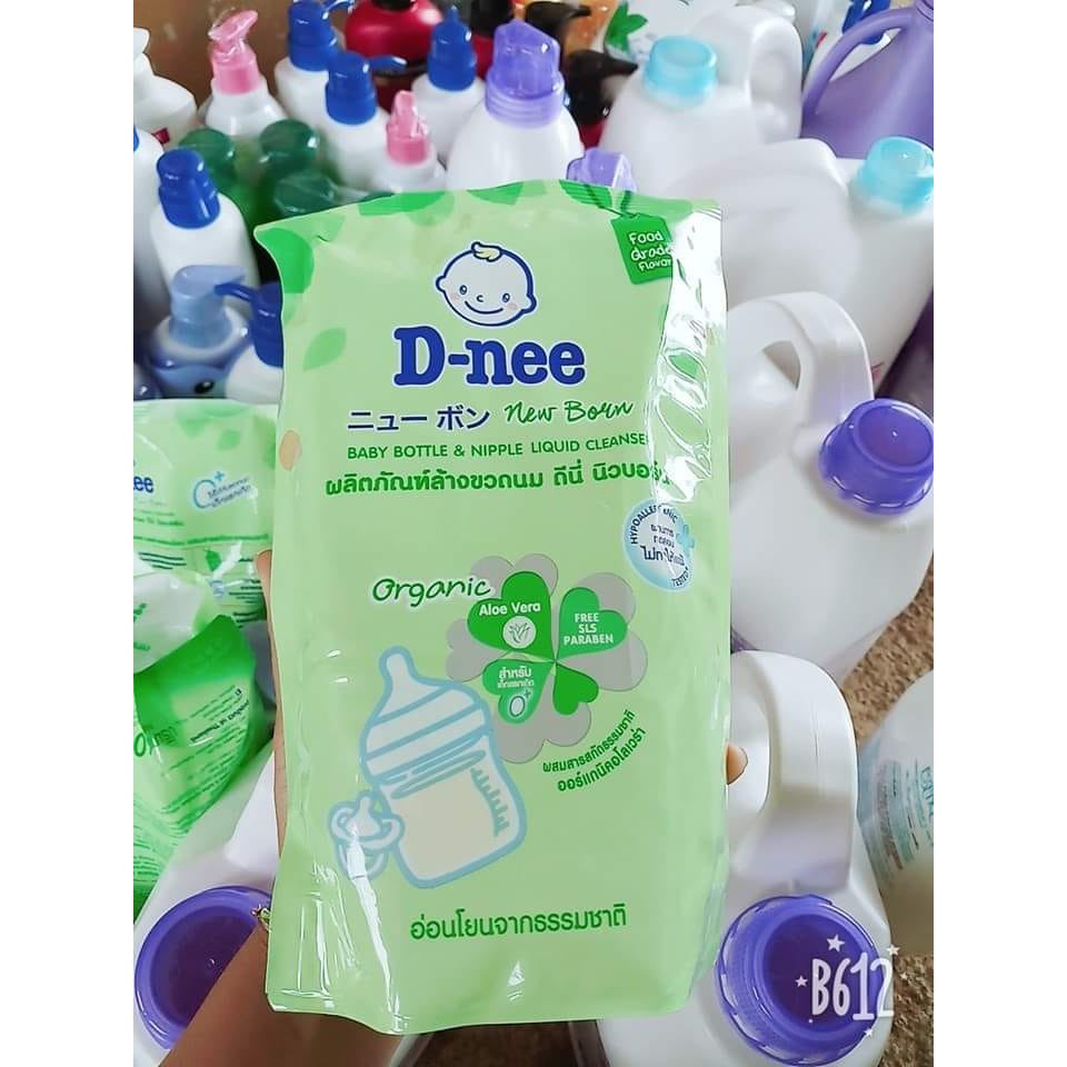 Nước rửa bình sữa Dnee dạng túi 600ml