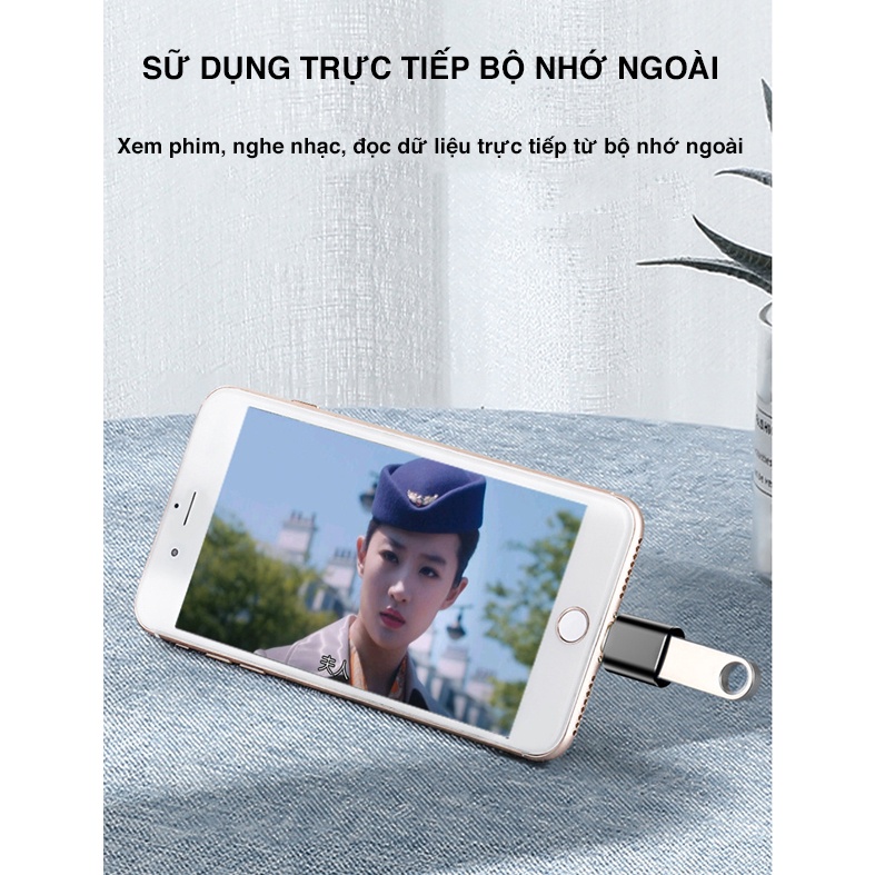 Đầu chuyển đổi Lightning sang USB 3.0 - OTG - Hợp kim cao cấp | BigBuy360 - bigbuy360.vn