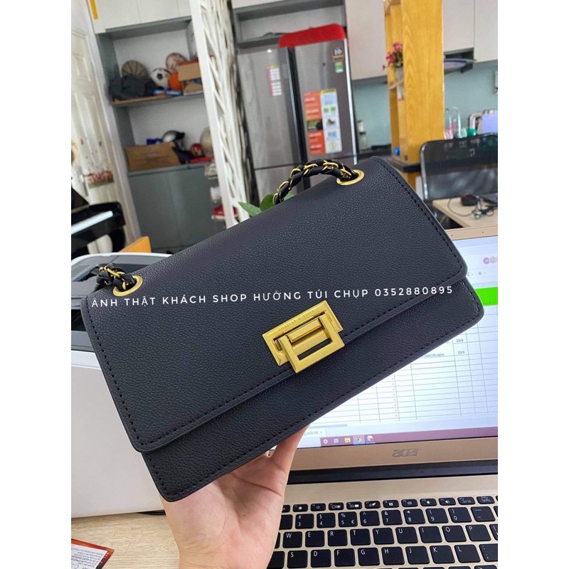 Túi khoá gập da trơn size 22 loại đẹp(không hộp | BigBuy360 - bigbuy360.vn