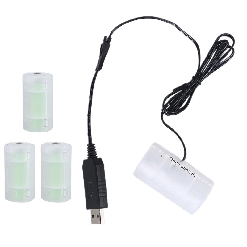 1-4 Dây Cáp NAMA USB Sang Pin 1.5V Cho Đồng Hồ, Đồ Chơi Điều Khiển Từ Xa