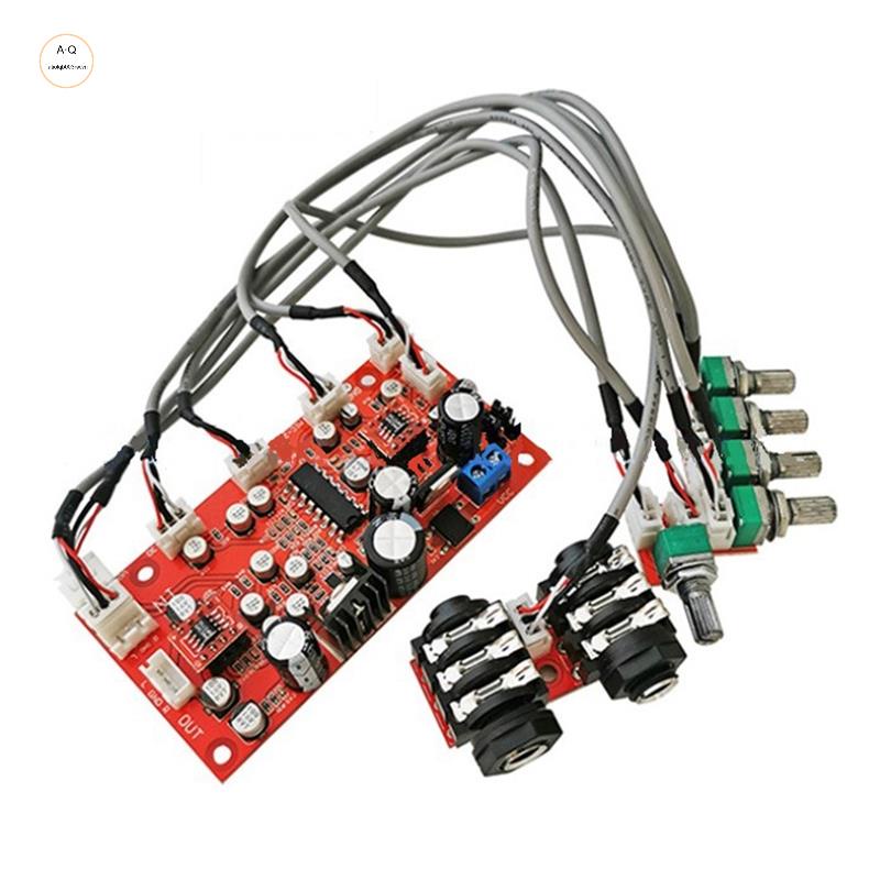 Bảng Mạch Khuếch Đại Âm Thanh Microphone Kỹ Thuật Số Dc 12V 24V PT2399 OP275 OP275 Op Amp
