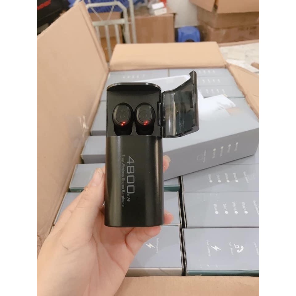 (GIÁ SỐC) Tai Nghe Bluetooth True Wireless Amoi F9 - 4800, Kiêm Sạc Dự Phòng Đồng Hồ Hiện Thị % Pin 🎁🎁🎁