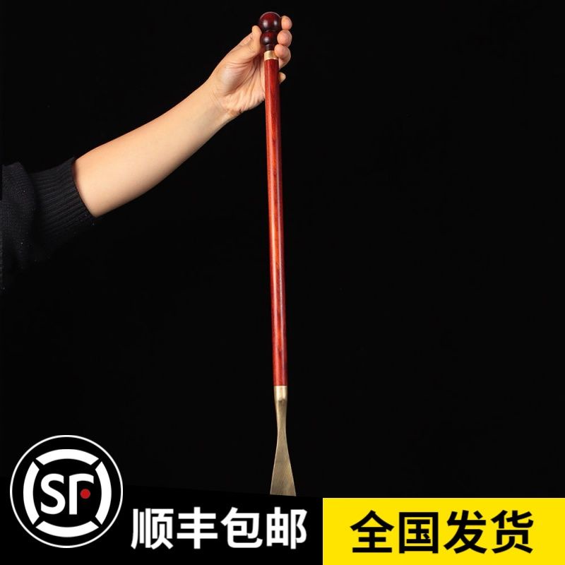Dụng Cụ Hỗ Trợ Mang Giày Bằng Đồng Cán Gỗ Tiện Dụng
