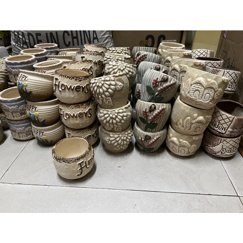 Chậu mini , trồng cây cảnh sen đá xương rồng giá rẻ