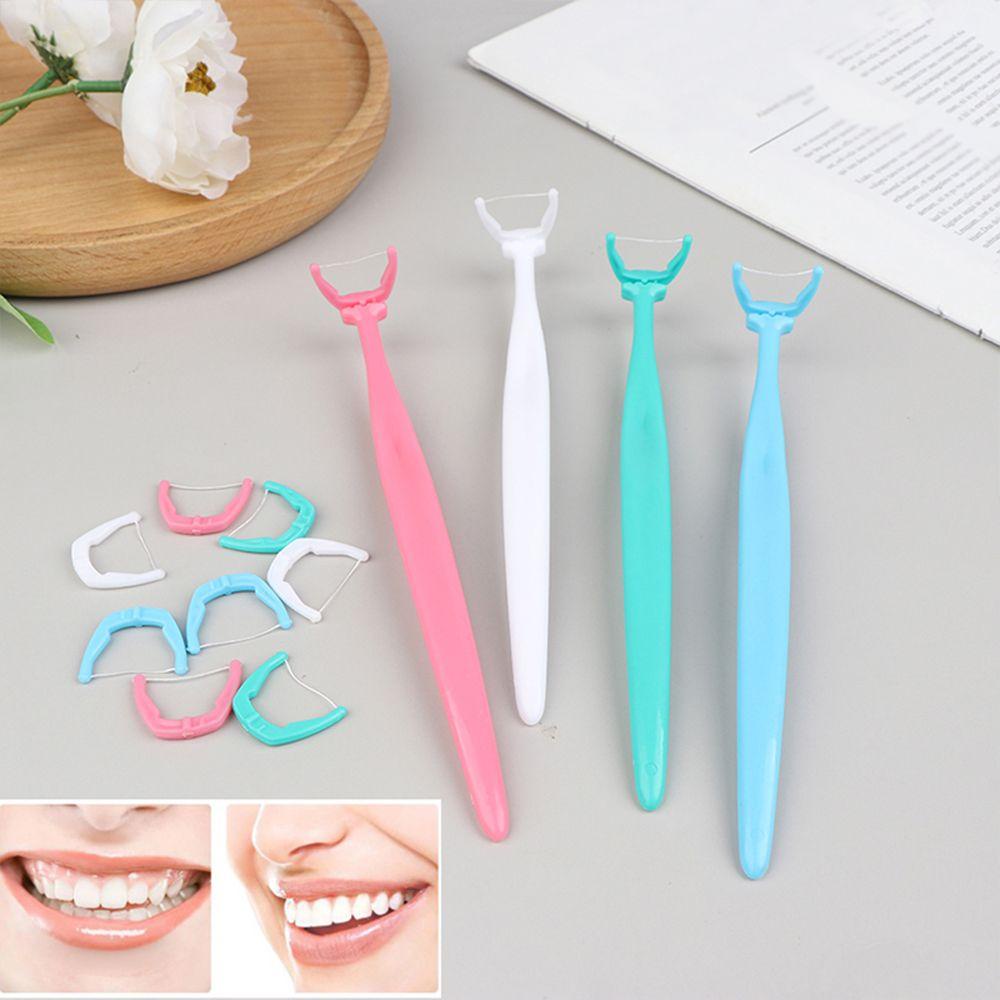Chỉ Chỉ Trắng Vệ Sinh Răng Miệng Dùng Một Lần Tiện Dụng