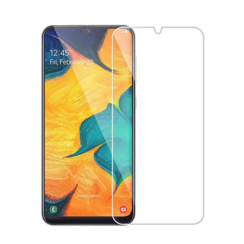Kính cường lực Samsung A30 / A30s (Loại KHÔNG Full, Trong suốt, Không viền)