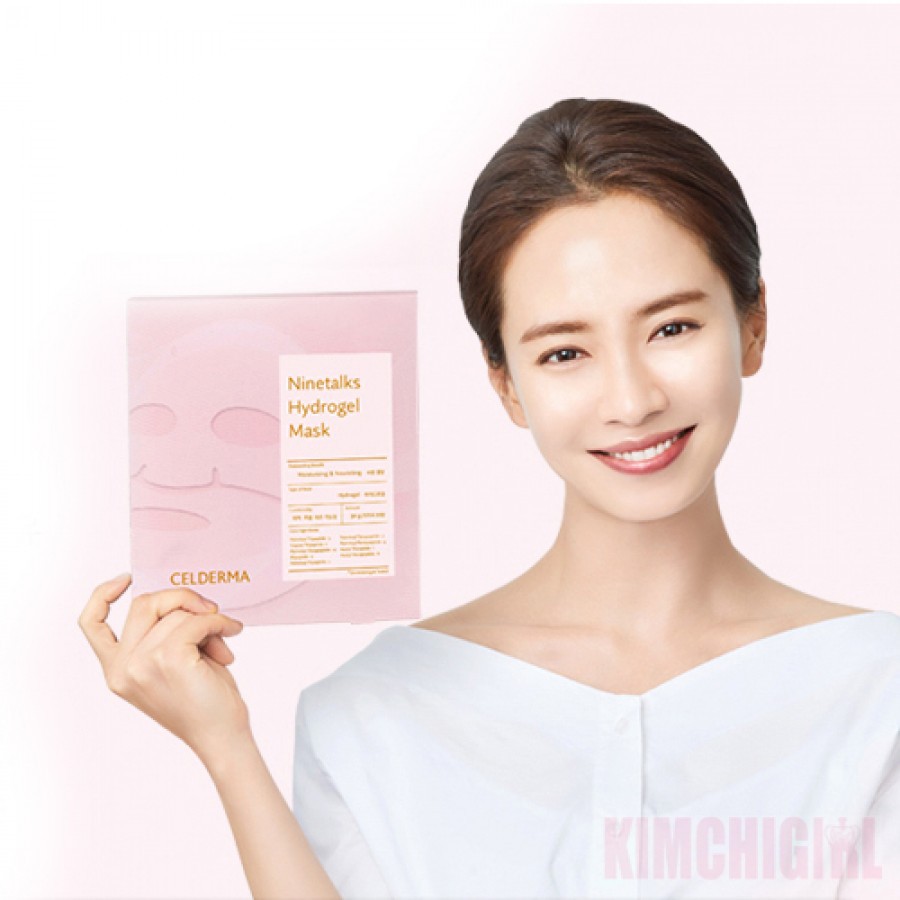 Mặt nạ thạch sinh học Celderma Ninetalks Hydrogel Mask DATE 2023