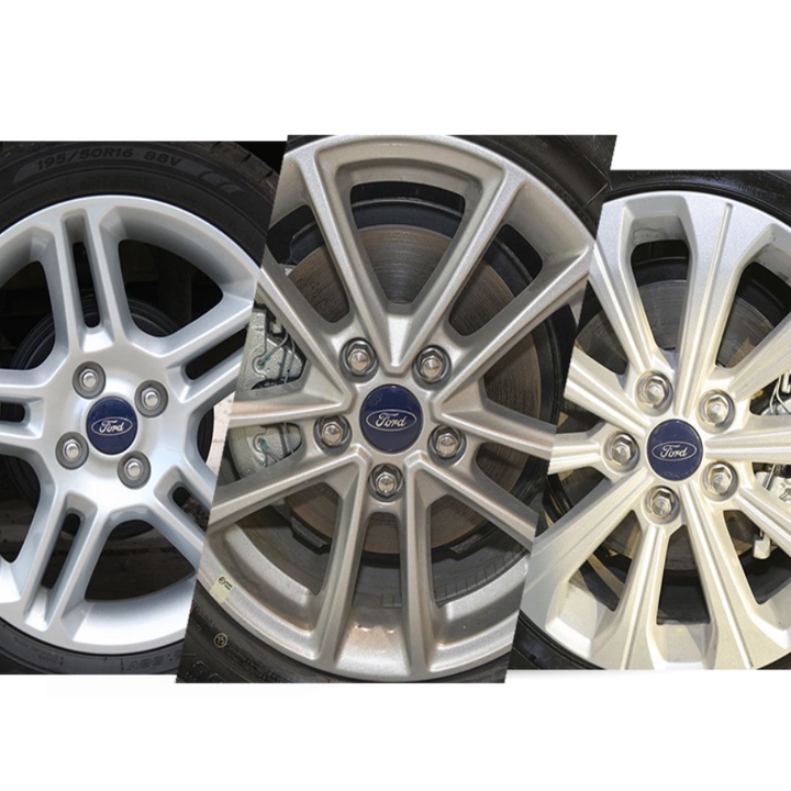 Logo chụp mâm, ốp lazang bánh xe ô tô Ford - Đường kính 54mm