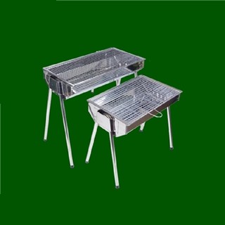 Bếp nướng than hoa INOX cỡ đại: Dáng Cao, đứng nướng chuyên nghiệp, không gỉ