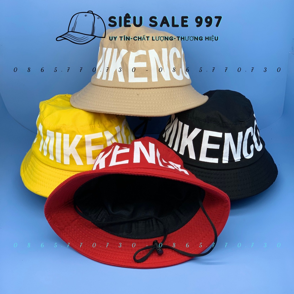 MŨ BUCKET MIKENCO TRẺ EM 3T- 12T NHIỀU MÀU THỜI TRANG SIÊU ĐẸP CÓ DÂY