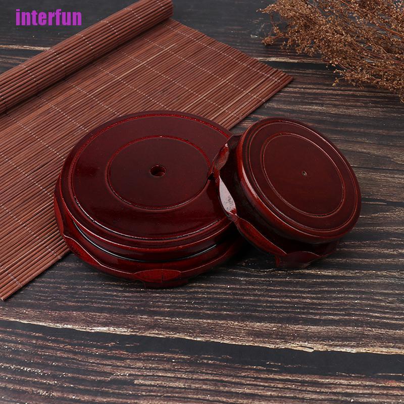 Đế Gỗ Chạm Khắc Hoa Văn Phật Giáo Tinh Tế