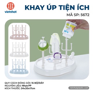 Khay úp bình sữa, núm ti cho bé Việt Nhật 5672