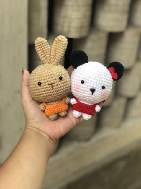 Móc khoá Thú Len handmade