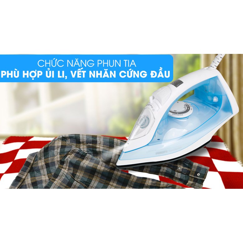 Bàn ủi hơi nước Philips GC1740 – Hàng Chính Hãng – Bảo Hành 2 Năm Toàn Quốc