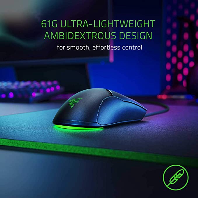 Chuột chơi game Razer Viper mini RGB hỗ trơi chơi game chất lượng cao