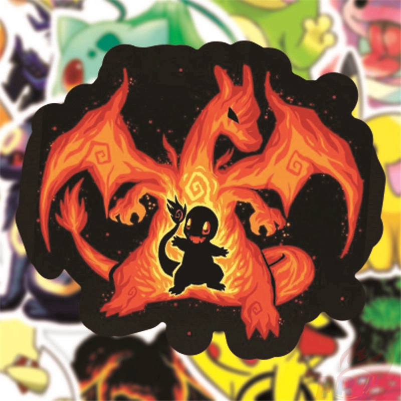 ❉ Pokemon Go - Series 03 Stickers ❉ 50Pcs/Set Mixed Luggage Laptop Skateboard Doodle Stickers