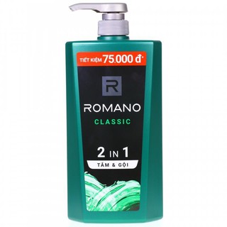 Romano - tắm gội 2in1 romano classic 900g