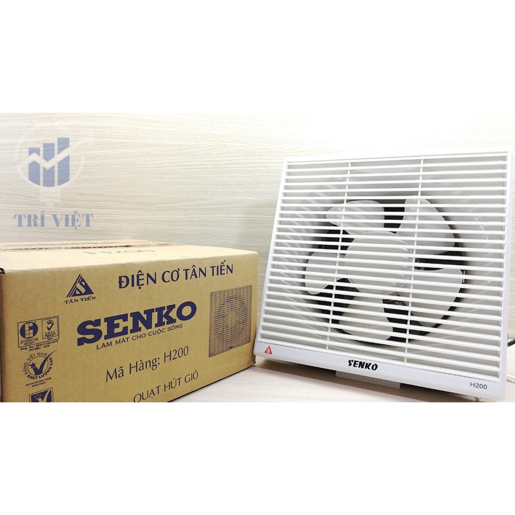 Quạt hút âm trần âm tường Senko H100 H150 H200 H250 – Kho đèn led giá sỉ