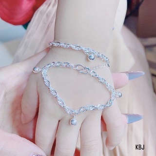 Lắc tay bạc cho bé bạc ta 925 - lắc tay treo bi bạc trẻ em
