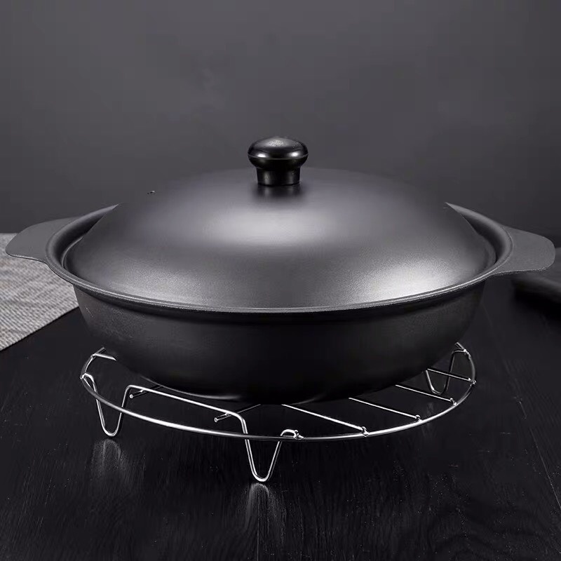 Vỉ HẤP INOX Đa Năng 4 Chân Tiện Lợi Dùng Hấp Bánh, Bánh Bao, Đồ Ăn 1331 Korea Store 88
