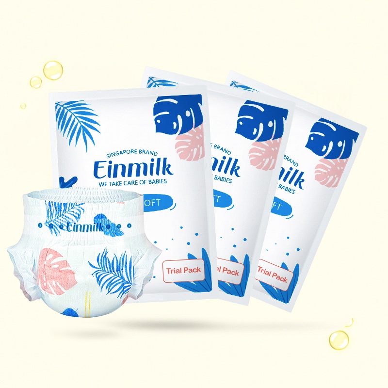 [Einmilk.ân ninh] tả mỏng 0.2cm em bé 3 miếng dùng thử thấm hút tốt , mêm mại DIAT230