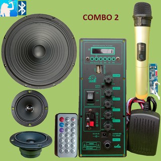 Mạch loa kéo 3 tấc ha8622 xanh 2 treble