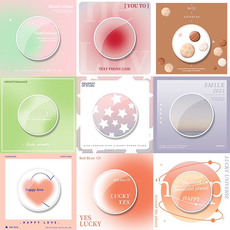 Giá Đỡ Điện Thoại Họa Tiết Hoạt Hình 3D Dễ Thương