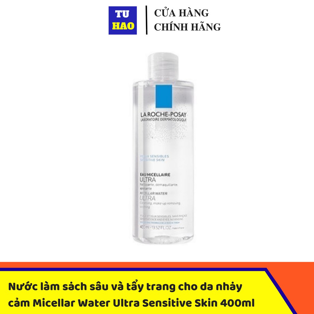 Nước làm sạch sâu và tẩy trang cho da nhạy cảm Micellar Water Ultra Sensitive Skin 400ml