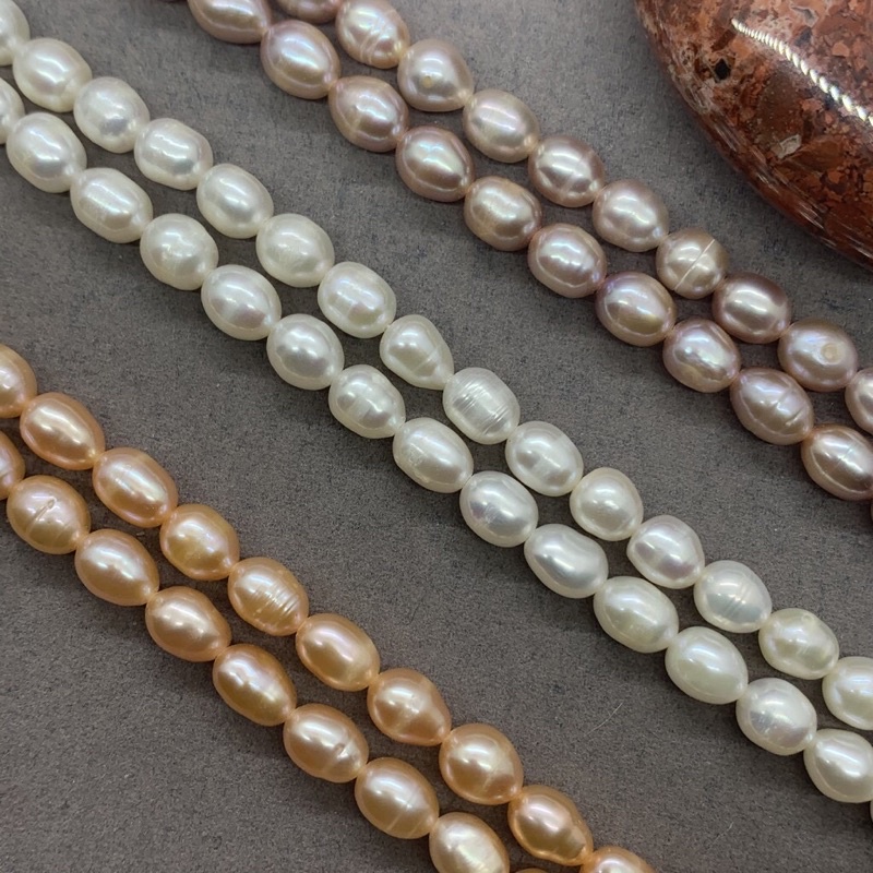 Dây nguyên liệu hạt 7-8ly dùng làm trang sức