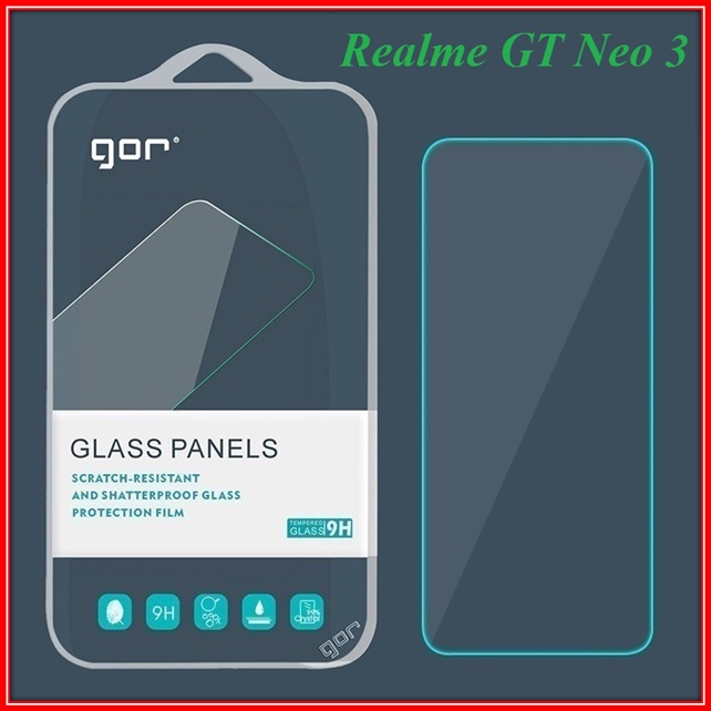 Kính cường lực Realme Gt Neo3 / realme gt neo 3 - Kính Cường lực Gor trong suốt Realme Gt Neo3 neo 3
