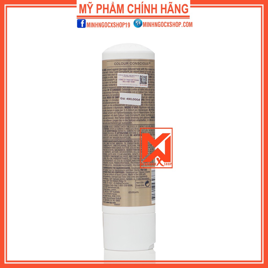 Dầu xả dưỡng màu TIGI COPYRIGHT COLOUR 250ml chính hãng