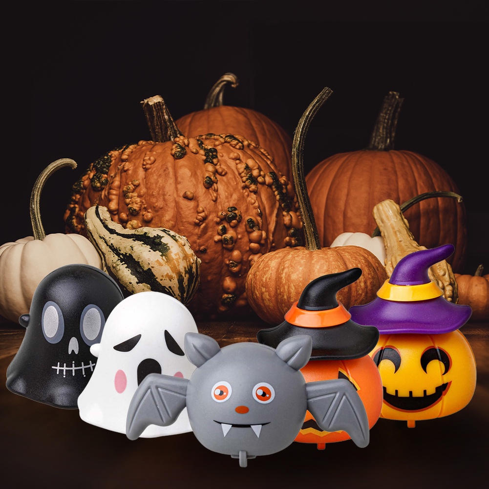 ⚡CÒN HÀNG⚡ Tiệc Halloween Xe Bí Ngô Đồ   Nhỏ Ngộ Nghĩnh Cho Trẻ Em Kéo Lưng Dơi   Tặng Xe Đầu Bí Ngô Quà Tặng Đồ   Trẻ Em