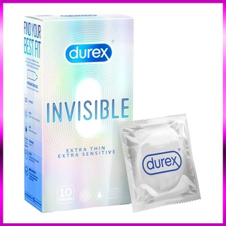 Bao Cao Su Durex Invisible Extra Thin, Extra Lubricated Hộp 10 Cái