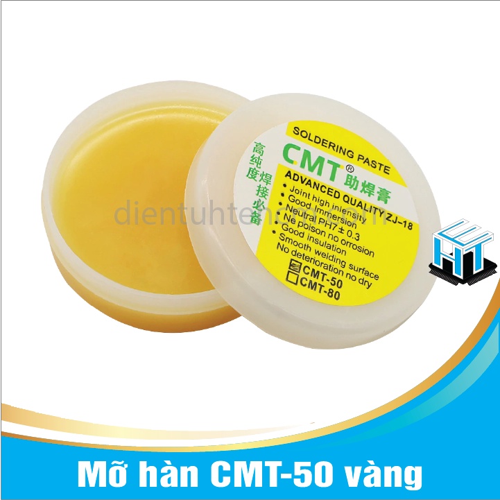 Mỡ hàn CMT-50 màu vàng