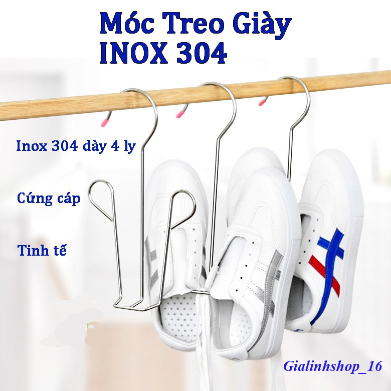 Móc Phơi Giầy , Móc Treo Giầy Dép inox Cao Cấp Siêu Bền Tiện Lợi