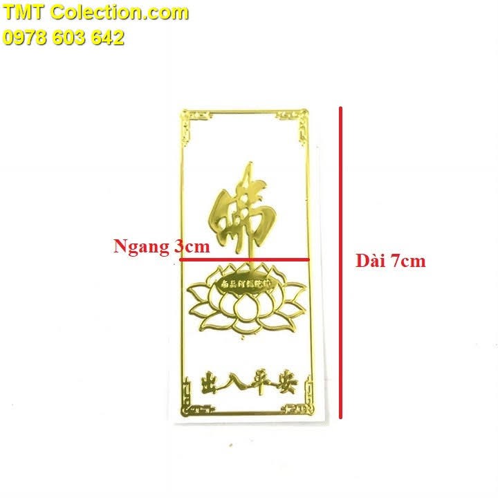 Linh Phù Cầu Bình An; dán điện thoại, laptop, xe máy, xe hơi, bàn thờ ông địa hay vị trí làm việc- SP005364
