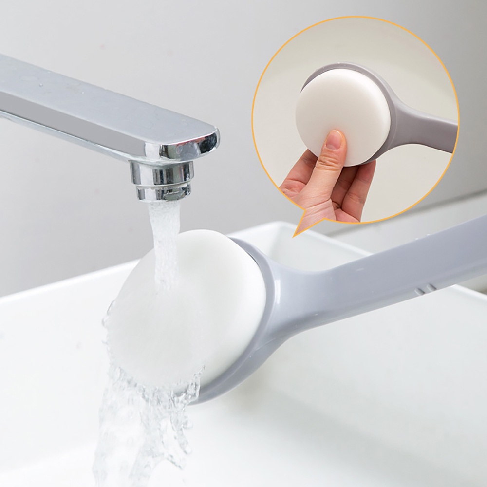 [Hàng mới về] Bàn chải chà lưng tẩy tế bào chết cán dài cao cấp tiện dụng