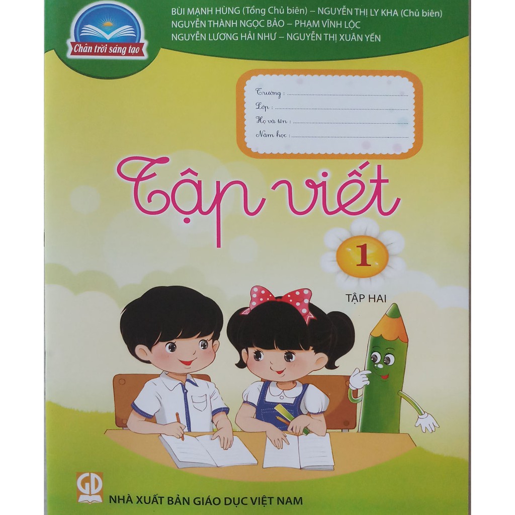 Vở - Tập viết 1 - tập hai (Chân trời sáng tạo)