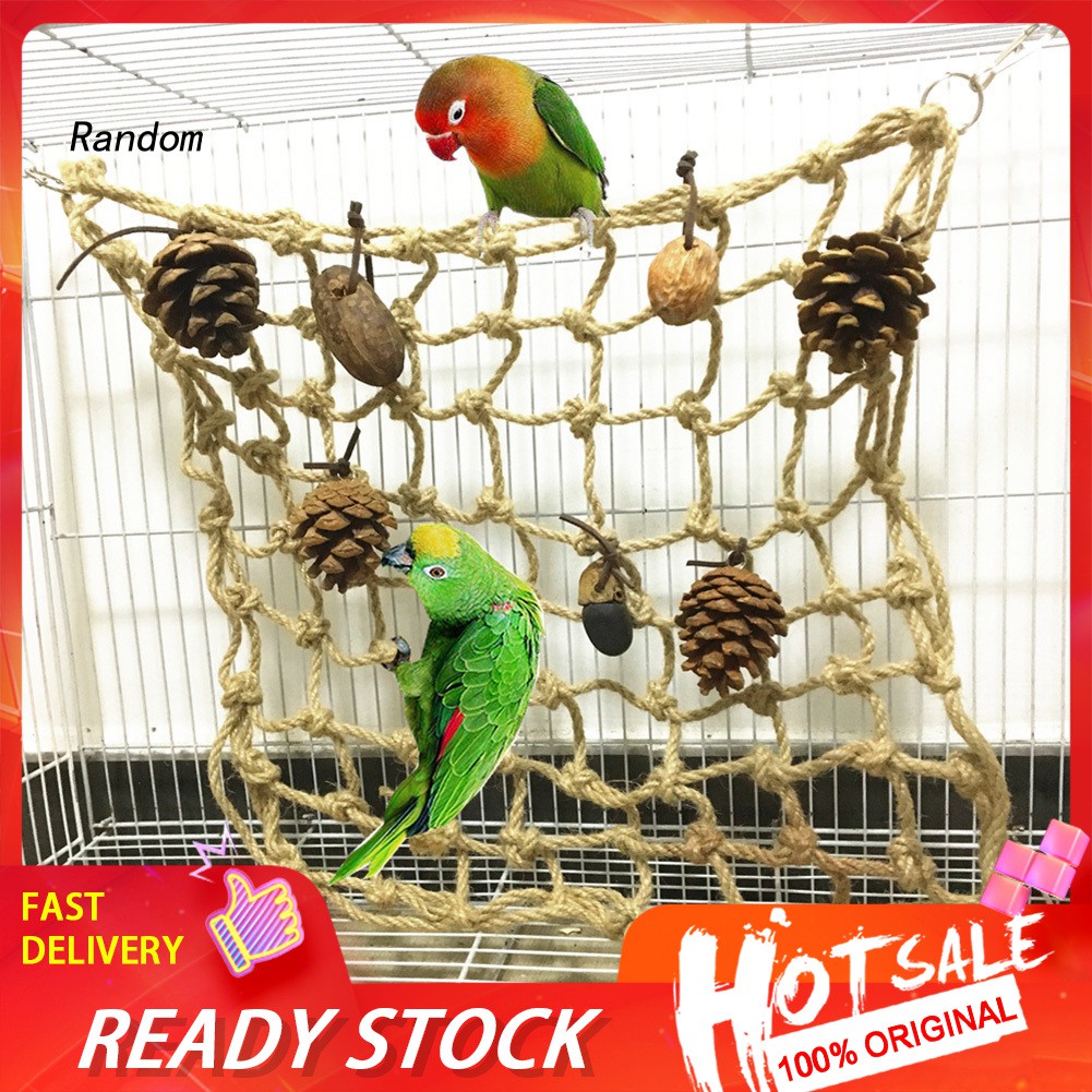 Đồ Chơi Lưới Treo Vui Nhộn Cho Vẹt Cưng