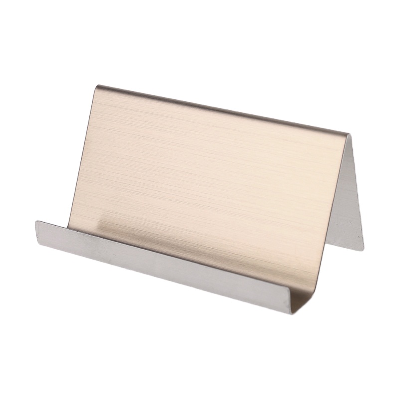 Giá Đỡ Danh Thiếp Danh Thiếp Bằng Thép Không Gỉ 3 Màu Để Bàn