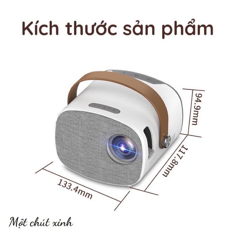 Máy chiếu YG230 có KẾT NỐI KHÔNG DÂY 2023 Máy chiếu Mini Moonie LED Lejiada 1080p