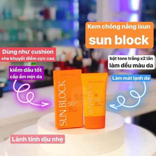Kem chống nắng Ice Sun cam - NATURE REPUBLIC Ice Puff Sun dạng tuýp 57ml