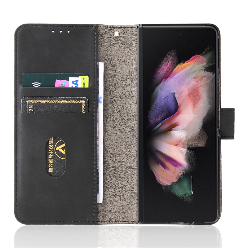 Ốp Lưng Điện Thoại Dạng Ví Da Lật Dành Cho Samsung Galaxy Z Fold 4 3 2 ZFold 4 Z Fold4 4