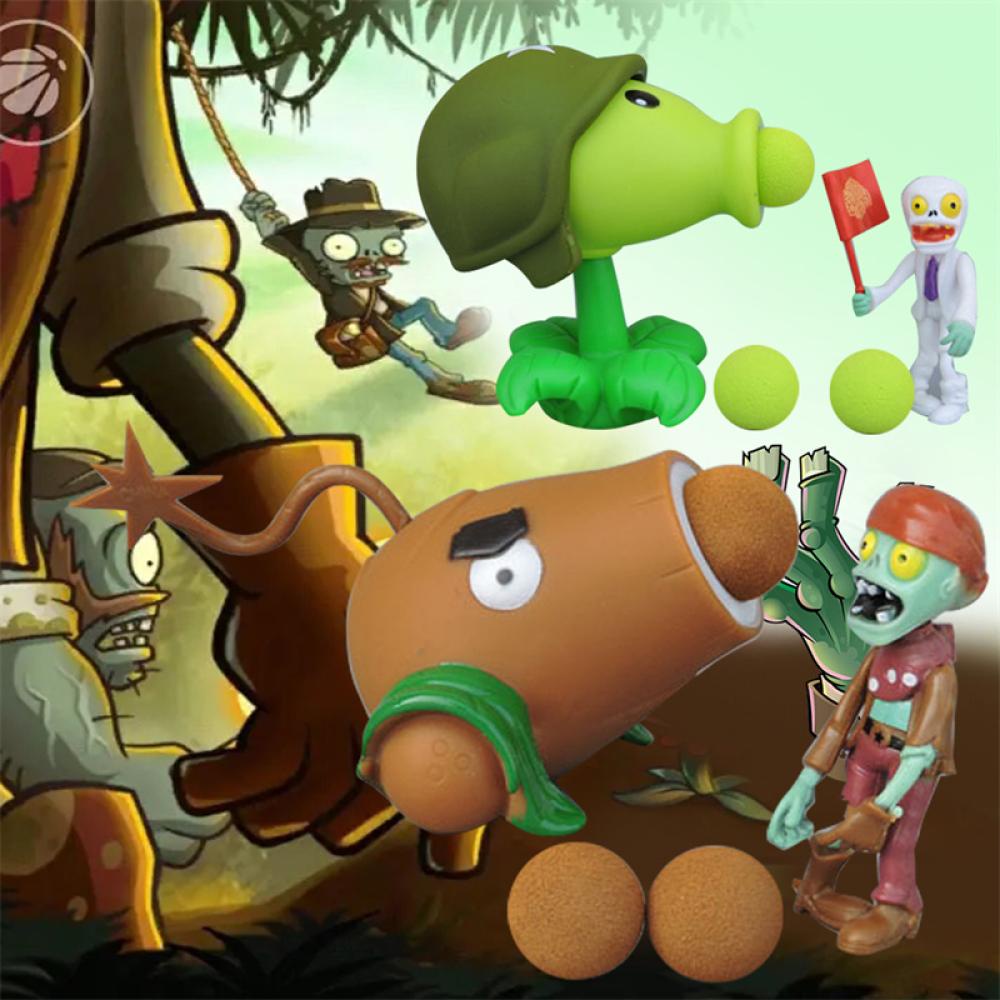 Mô Hình Đồ Chơi Plants vs Zombies Peashooter Bằng PVC Cho Bé N2O5