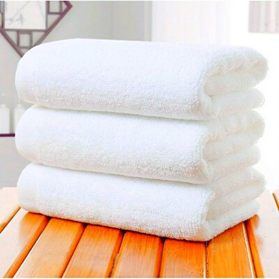 [KHĂN XUẤT DƯ] Khăn tắm APA COTTON cao cấp xuất khẩu, mềm mịn hàng xuất dư, Kích thước 70-140cm, nặng 540g, Màu Trắng.