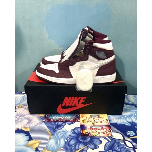 'Giày Cổ Cao' Nike Air Jordan 1 Retro High OG Bordeaux